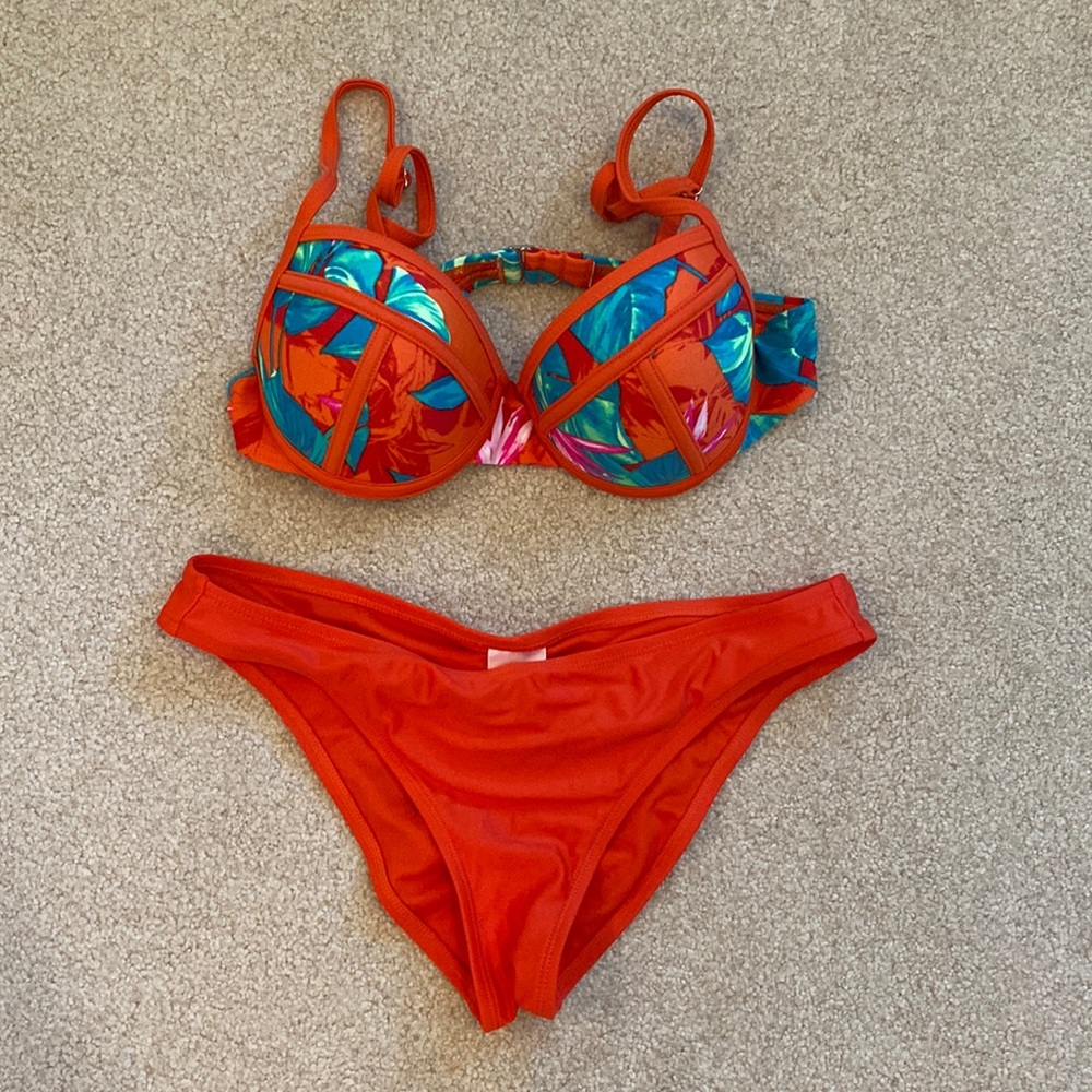 Xhilaration Floral Bikini Set
